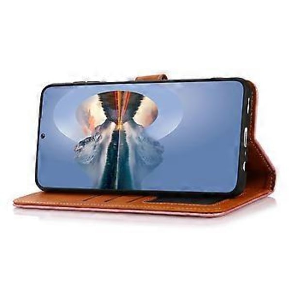 KHAZNEH OnePlus Nord 4 Lompakkokotelo Puhelimelle Jalustalla Nahkainen Käännettävä Suojakotelo (Tyyli C)