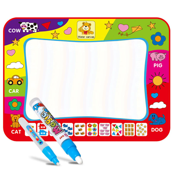 Tegneunderlag, 60*80cm Vandtegning Underlag, Unik Magisk Vandbog a