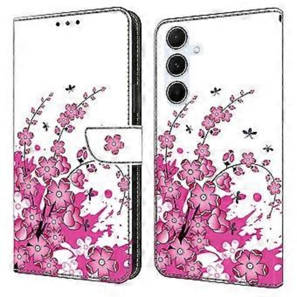 Til Samsung Galaxy S24 FE Etui PU Læder Wallet Telefon Cover med Støttefod (Style E)