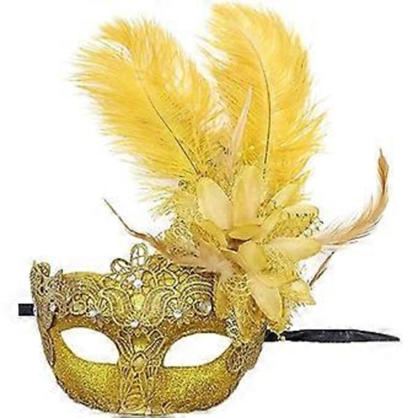 Kvinders Fjer Masquerade Maske Venetian Halloween Mardi Gras Kostumer Fest Ball Prom Maske