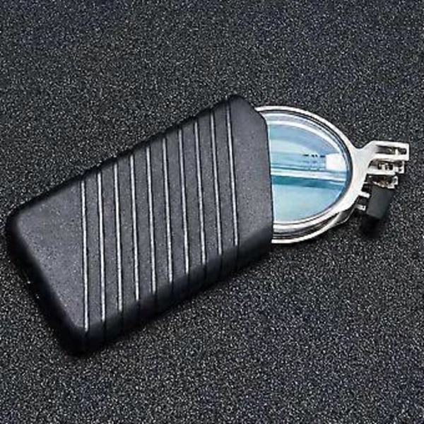 Portable Sammenleggbare Lesebriller Menn Metall Runde Firkantede Anti Blått Lys Briller Presbyopi Briller Innfatning Diopter +1.0 til +4.0(+100 sølv rund)