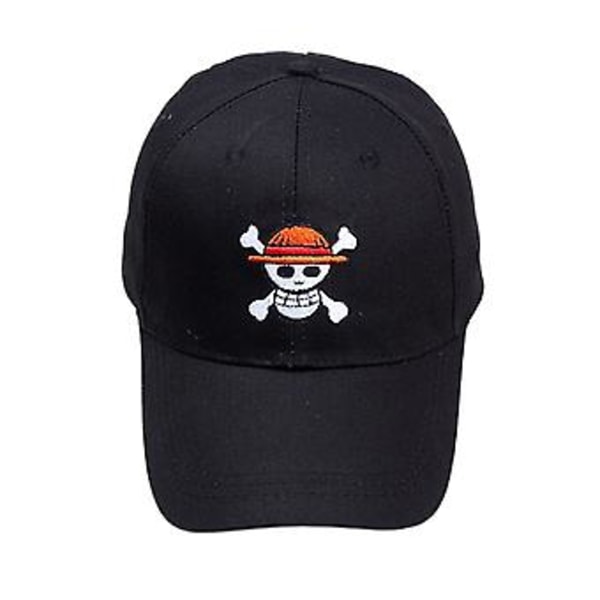 Mænd Kvinder ONE PIECE Inspireret Baseball Cap Anime Broderet Justerbar Snapback Solhat Sport Hip Hop Julegave( )