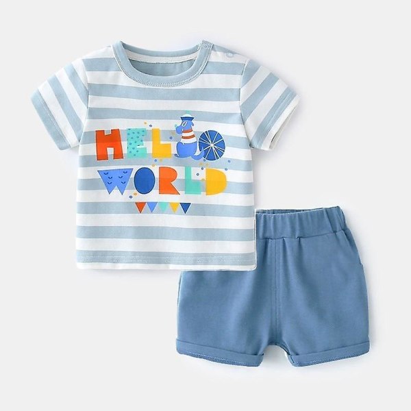 Cotton Baby  Leisure Sports T-shirt. Shorts Sets 4T / R