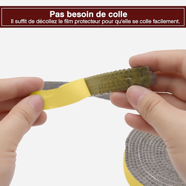 4m Itseliimautuva Takka-Insertin Tiiviste (3mm x 10mm x 4m), Lasikuitu