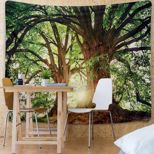 Forest Tapestry Nature Tree Tapestries, Extra Large Oversized Ta