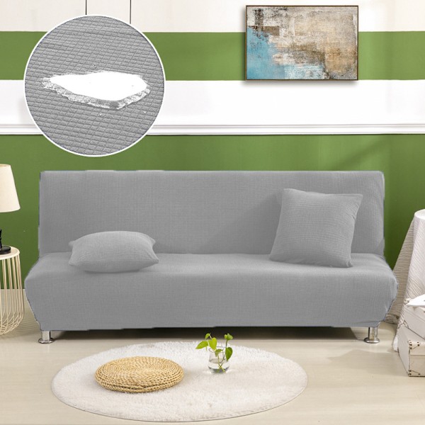 Armløs Waffle Stretch Sofa Bed Betræk Stretch Sofa Bed Betræk All Inclusive Foldbar Sofa Bed Betræk Sofa Bed Betræk (Til 160-190cm Sofa Bed)