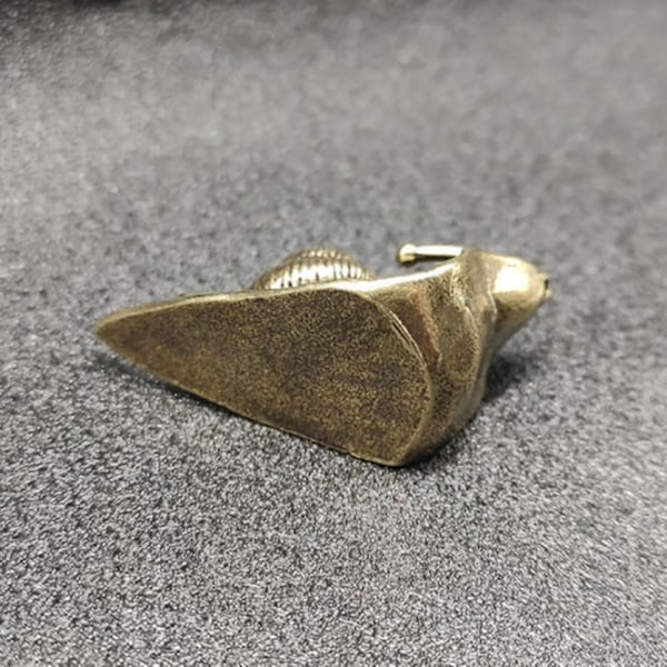 Ren snigelfiguriner Miniatyrskulptur Liten snigelstaty