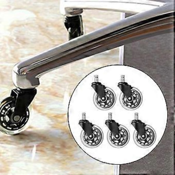 Kraftiga 5 st Hjul Universal Nya (3 tum 10 mm)