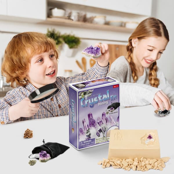Mega Gemstone Dig Kit – Grav 5 ægte ædelstene ud, STEM Science & Educat