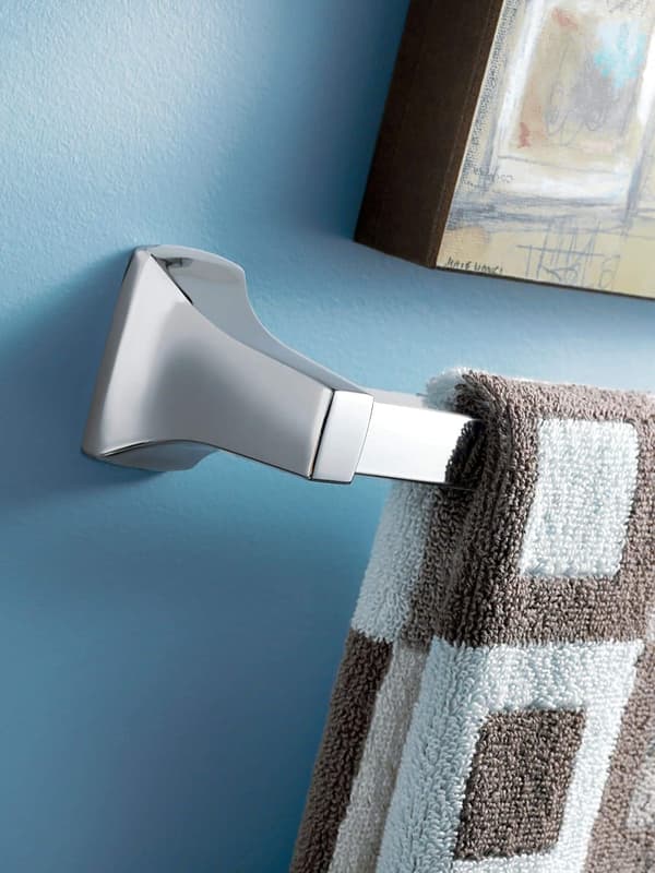 6,9\" Diameter Moderne Håndkleholder for Bad, Krom