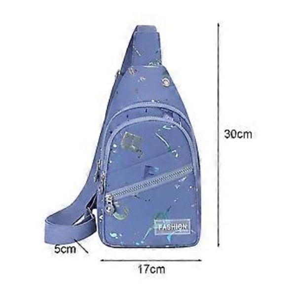 Liten crossbody-väska för damer, axelremsväska, lämplig för vandring, resor, sport, löpning, slitstark för utomhusbruk