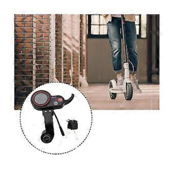 ZQ-100 Mätare för körsträcka med justerbar hastighet, elmopedmätare 6-stifts display för elscooter