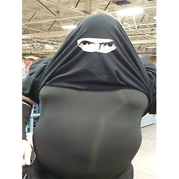 2023 Kysy Minulta Ninja-Naamioistani T-paita Karate Taistelulajien Aikuisille Tee Top (XS Vaaleanharmaa)