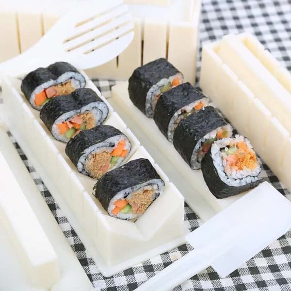 Sushi Maker Komplet Sæt, 10 Stykker Sushiforme Sushi Tilberedning