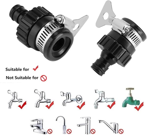 4-pak Universal Slange Adapter til 14-24mm Diameter Haner og G