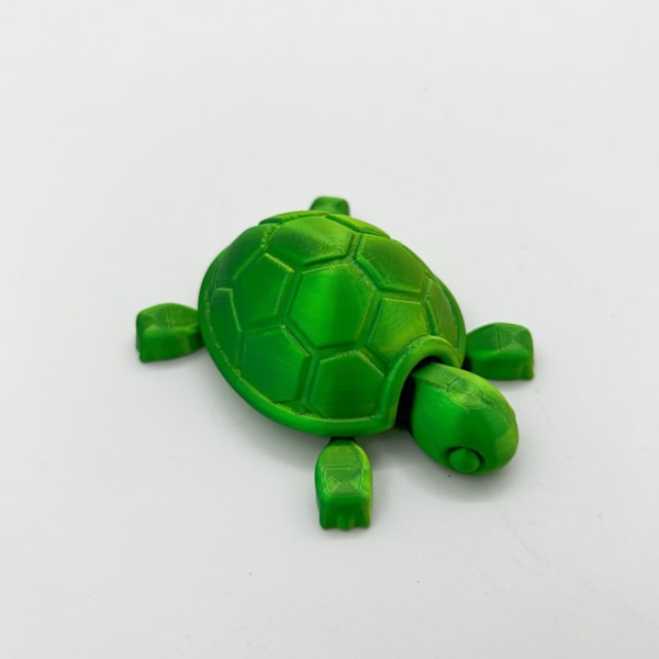 3D-trykt krystallskilpadde ornament modell gave dekorasjon kreativ tide spill barnas leker stressavlastende leker vil aktiviteter