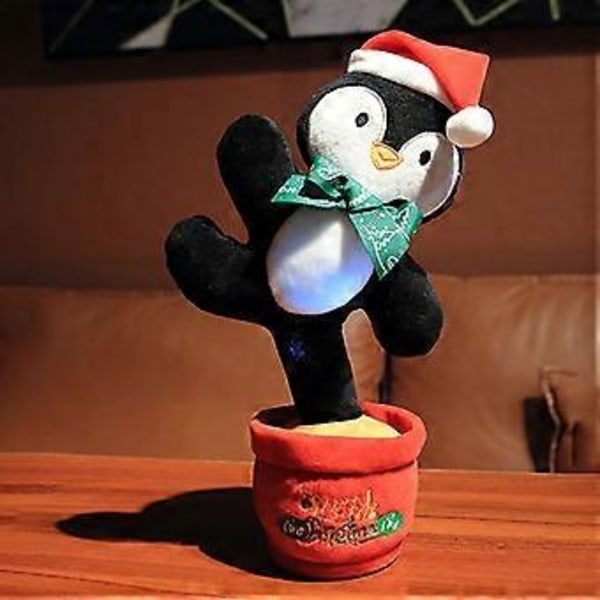 Dansende Plyslegetøj Elektronisk - Sød Dansende Julemandslegetøj! Et Must-Have til Jul 2024!  C