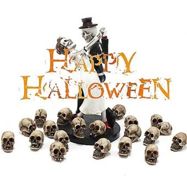 Halloween Bryllup Brud & Brudgom Ornamenter Skjelettpar Latin Tango Dansende Harpiks Statue Figur Home Party Spøkelseshus Rekvisitter Skummel Dekor ( )