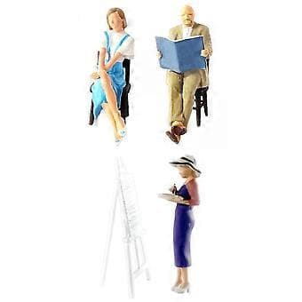 1:64 Figur Læser Landskab Miniaturer Tilbehør