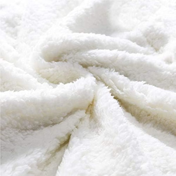 Pige Søde Kanin Fleece Tæppe til Sofa Datter 3D Kæledyr Dyr Tema Sherpa Tæppe Elskelig Hare Plys Tæppe