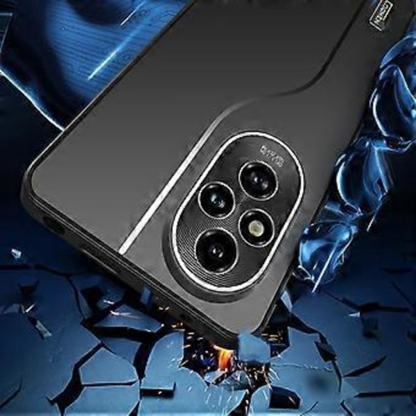 For Honor 200 5G Cover PC+TPU Stødsikkert Telefoncover med Metal Linse Cover (Style D)