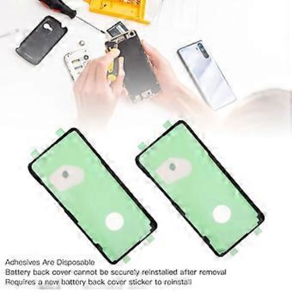 Batteri Bakdeksel Klistremerke Dobbeltsidig Ferdigskåret Limtape for Samsung Note 20 N980 Note 20 5G N981 3 stk