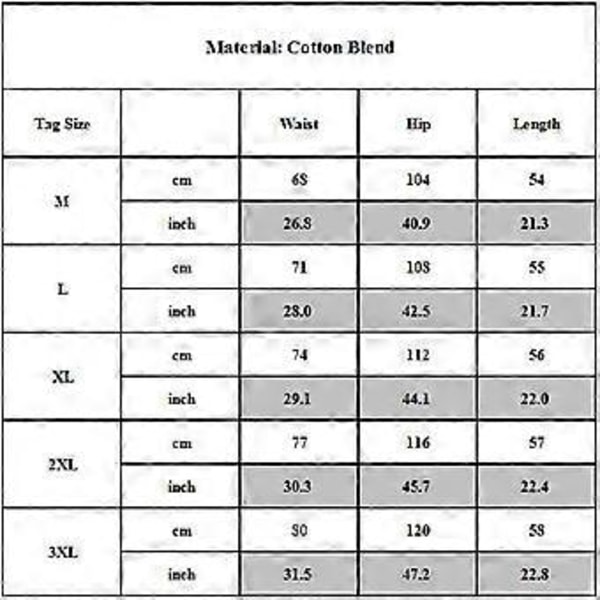 Män Drawstring Plain Cargo Shorts Sommar Casual Kort Byxor Multi Fickor Elastisk Midja Halva Byxor (M Svart)