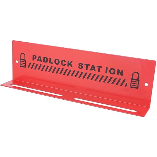 Låspadlock Station, Väggmonterad Hög Säkerhet Alarm Påminnelse Lås Stati