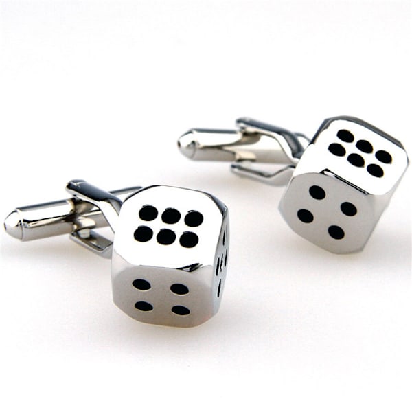 Spel Tärningar Craps Manschettknappar med Presentförpackning