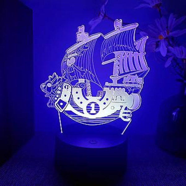 1 kpl Led-yövalo Japanilainen Anime Sängynpäätylamppu Lahja Makuuhuoneen Koristelahja (Chopper)