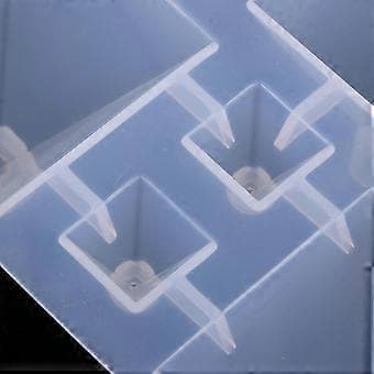 5 Forskellige Størrelser Stor Pyramideform DIY Silikoneform Resin Epoxy