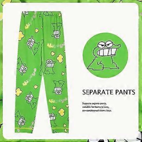 Anime Sanrio Pyjamasbukser Tegneseriebunner Soveklær Lange For Par Komfortable Løse Hjemmebukser Tynne Pyjamasbukser (L 14)