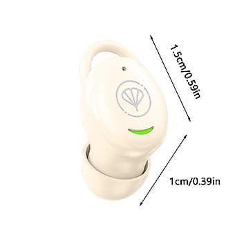 Sov-öronsnäckor Trådlösa Bluetooth-hörlurar Bluetooth 5.3 Mini In-Ear Mikrofon Bärbara Hörlurar För Sömn BG