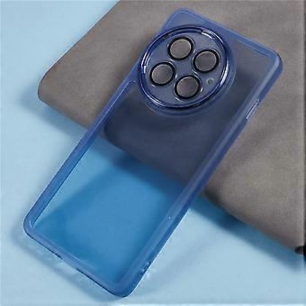 WANLONFENG DKSM-serien för OnePlus 13 TPU-skal Elektropläterad ram med härdat glas (Stil C)