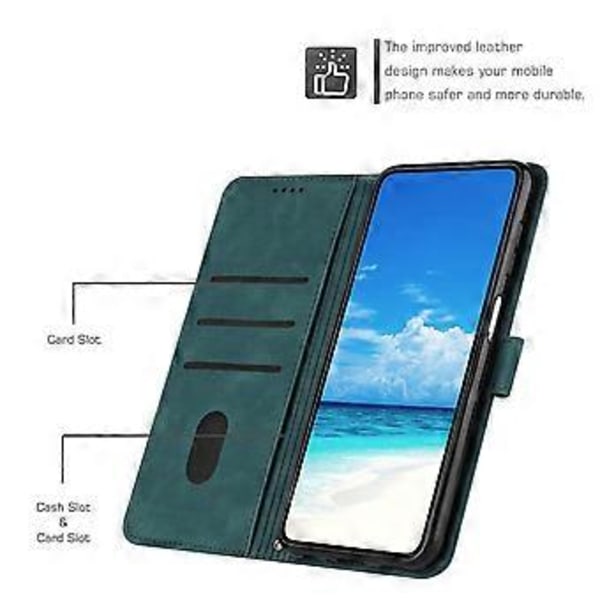 För Motorola Edge 50 Fusion 5G Fodral Magnetlås PU Läder Ställ Telefonskal (Stil E)