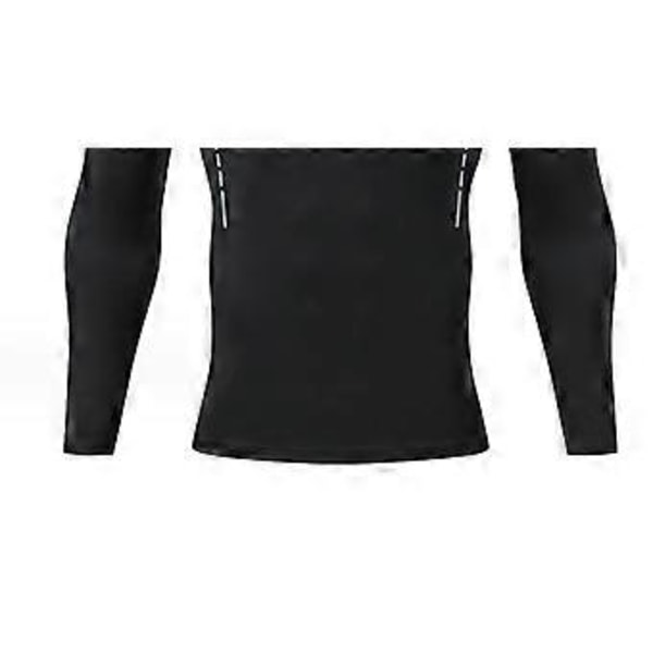 Träningsdräkt herr fitnesskläder höst löputrustning snabbtorkande varm basket morgonlöpning träning tights(M )