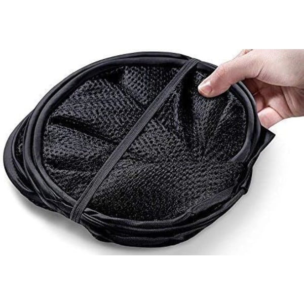 2-pack Mesh Pop-Up Tvätthållare (Svart/Marinblå) med Bärbar, Du