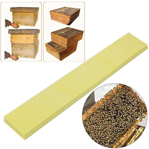 60 kappaleen pakkaus Pro Beekeeping Fluvalinate Bee Mite Varroa Tool -liuskoja