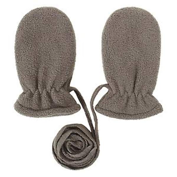 Vinterbarn Polarfleecehandskar Babyfleece Varma Vantar För Babypojke Flicka Rosa S S Grå