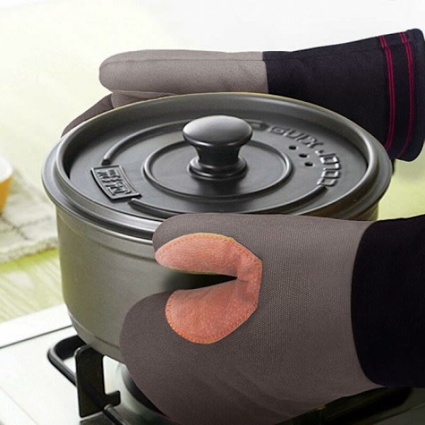 Ovnshansker Grillhansker, dobbel sklisikre ovnshansker, perfekt fo