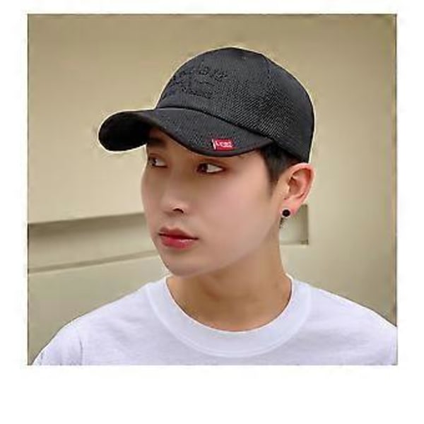 Basebollkeps Herr Sommar Sport Mesh Basebollkeps Dam Basebollkeps Sommar Solhatt Sommarhatt Sommarkeps Justerbar Andningsbar Snabbtorkande