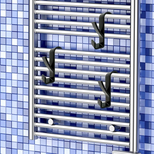 8 stk. håndklædekrog til badeværelse, håndklædekrog til radiator, håndklædekrog til radiator