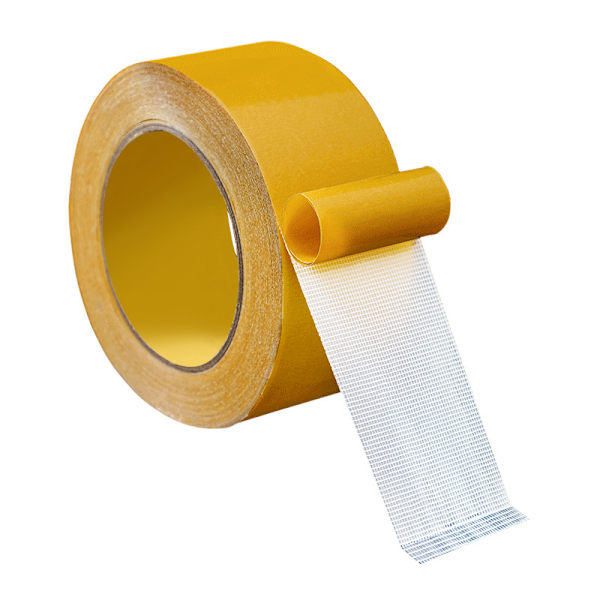 Sterkt dobbeltsidig tape i mesh, transparent, sporløst, vanntett, høyviskositet, universelt dobbeltsidig tape basert på stoff, 5CM*10 meter