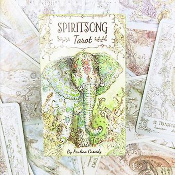 Spiritsong Tarotkort Spill 78kort Engelsk Versjon Spådom Forseglet