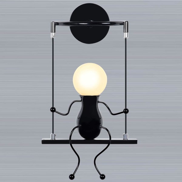 Creative Humanoid LED Vägglampa Modern LED Vägglampa Art Deco W