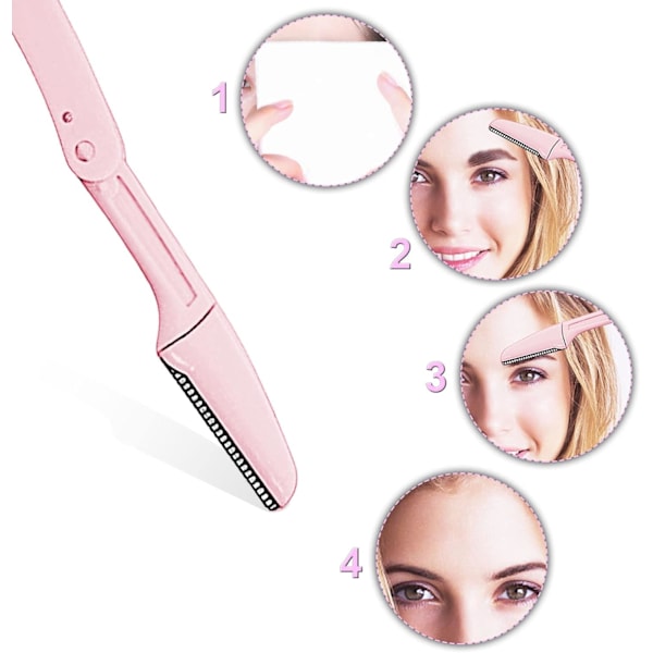 Foldbar Øjenbryn Razor til Mænd og Kvinder Ansigt og Krops Epilator (