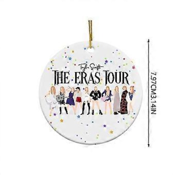 Taylor Swift The Eras Tour Julepynt Ornamenter Hængende Juletræ Hjem Dekoration (B)