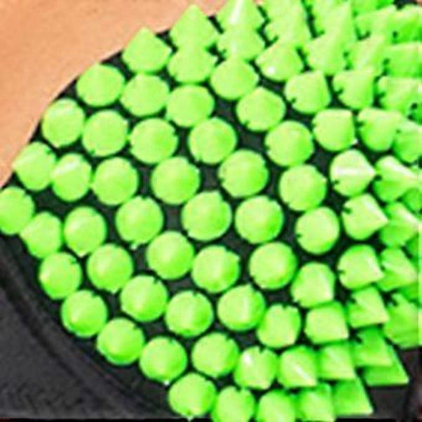 Nithäftad Korsett Handgjort Underkläder Lyx Push up BH för Klubbdamer Flickor Show (L Fluorescerande Grön)