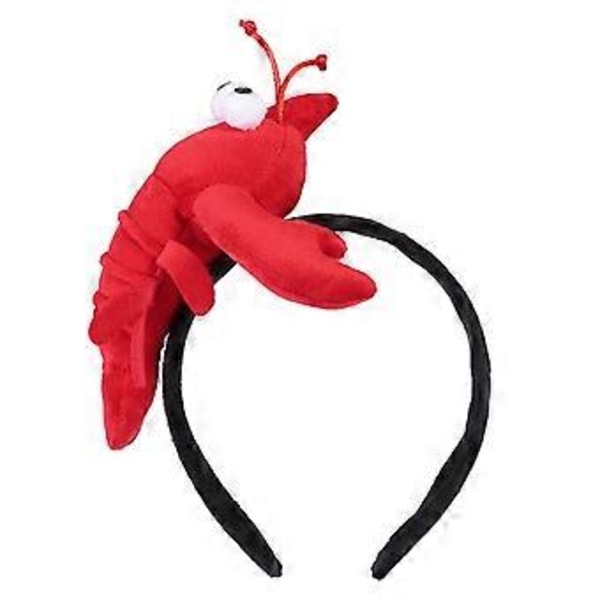 Pige Udstoppede Dyr Seafood Hårbøjle Cosplay Dyr Hårbøjle Krebs Kløer Hovedbeklædning Aniaml Party Hårbøjler Krabbe Hårbøjle