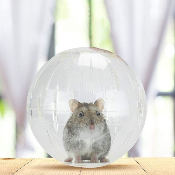 Gnagare, hamsterlöpboll, plast gnagare sport, 18 cm, transparent